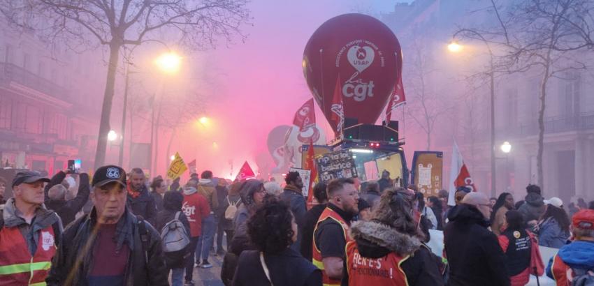 cortège manifestation Paris